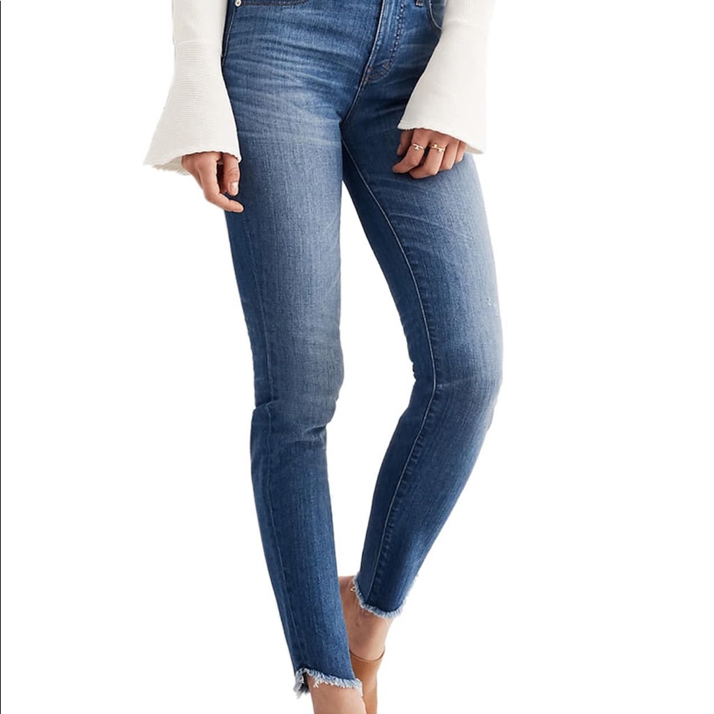 Madewell 10” High Rise Skinny - Tulip Hem